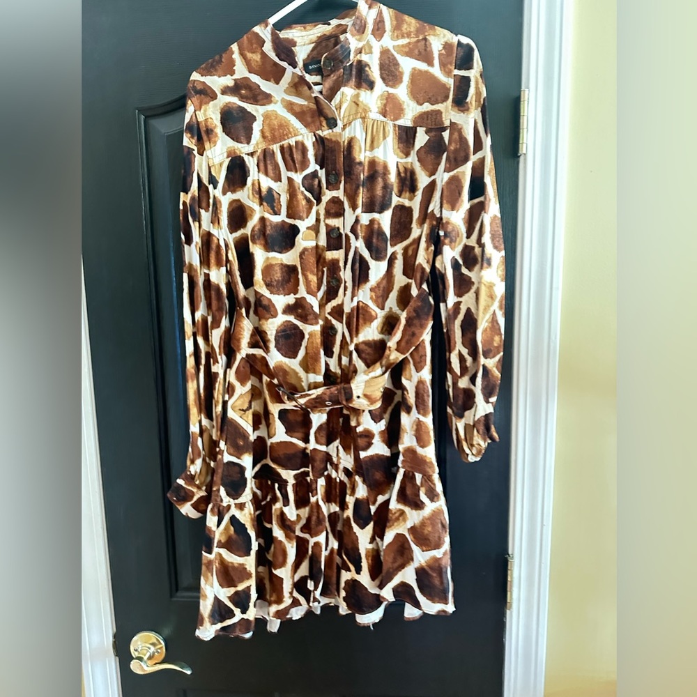 Banana Republic belted mini dress